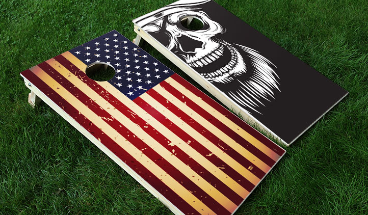 Customizible Cornhole Decals | StickerYou Products