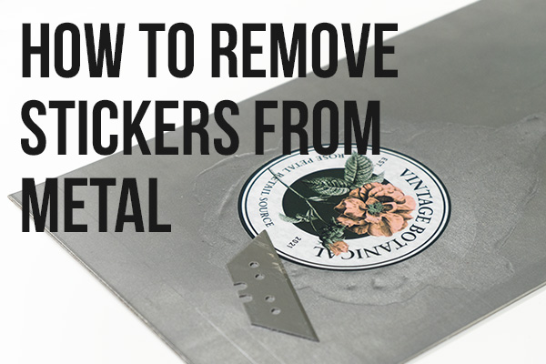 How to Remove Stickers From Metal