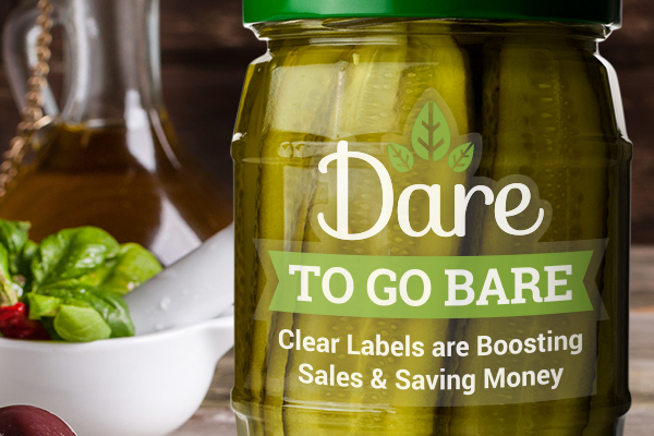 Dare to Go Bare: Clear Labels are Boosting Sales - StickerYou