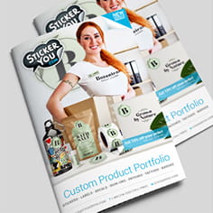 Get a Free Catalog and Product Samples from StickerYou