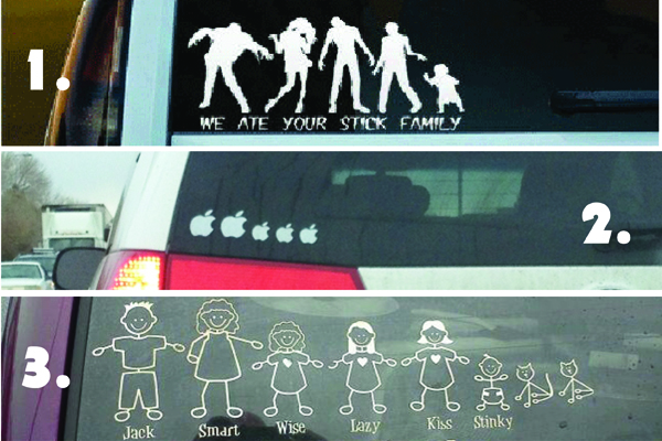 stick family decals parody