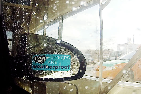 weatherproof stickers