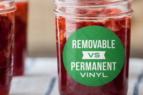 Removable vs. Permanent Vinyl Labels and Stickers