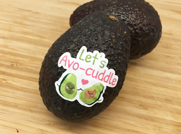 Avo-cuddle Custom Valentine Funny Sticker