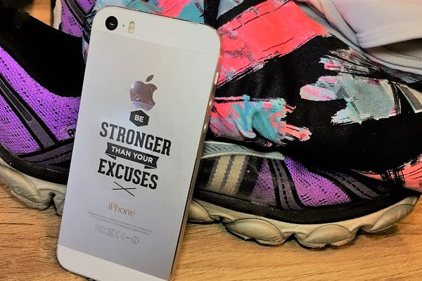 Be Stronger Than Your Excuses mantra sticker