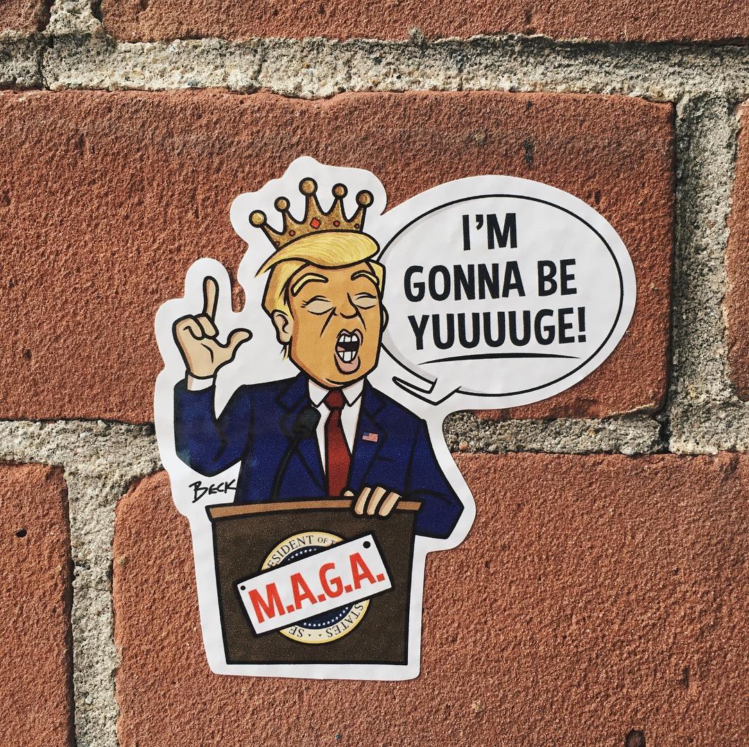 Trump custom stickers