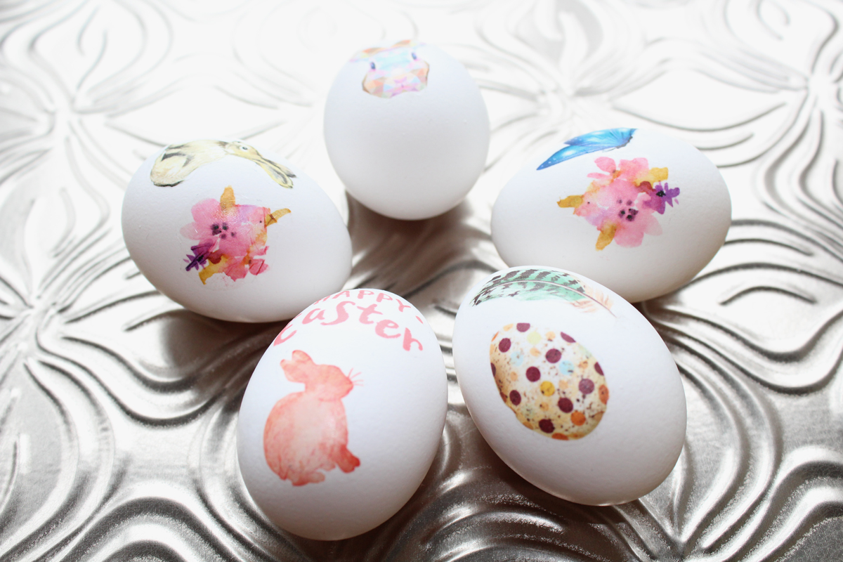 Create Custom Easter Eggs Using Temporary Tattoos!