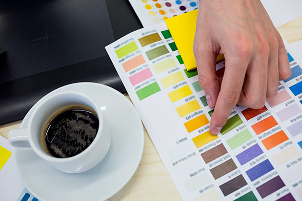 Selecting color from swatches