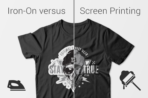Iron-On vs Screen Printing