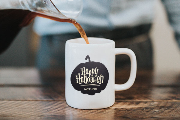 Branded Halloween mug