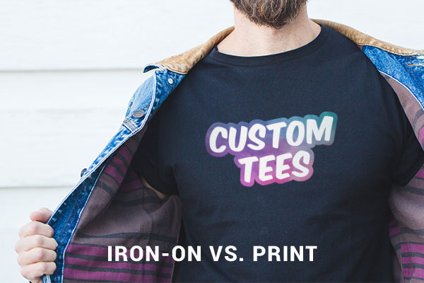 custom shirt iron-on