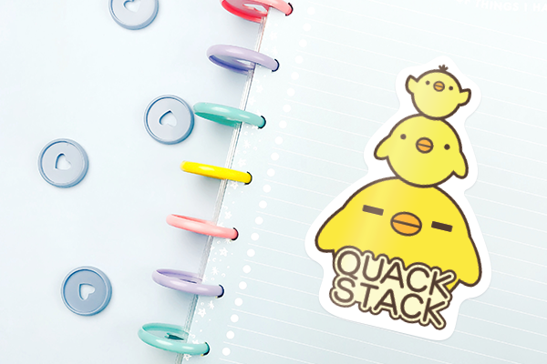 Appleminte Quack Stack Sticker