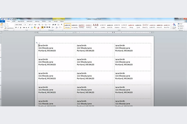 How To Print Address Labels (With Canva, Word, Google Sheets and More)