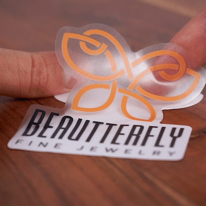 Clear Die-Cut Stickers