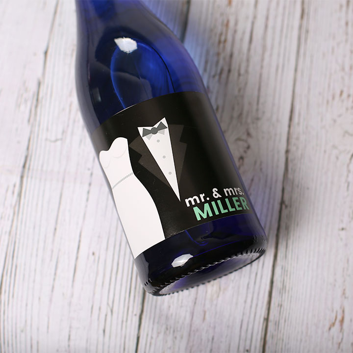 personalized wedding wine bottles