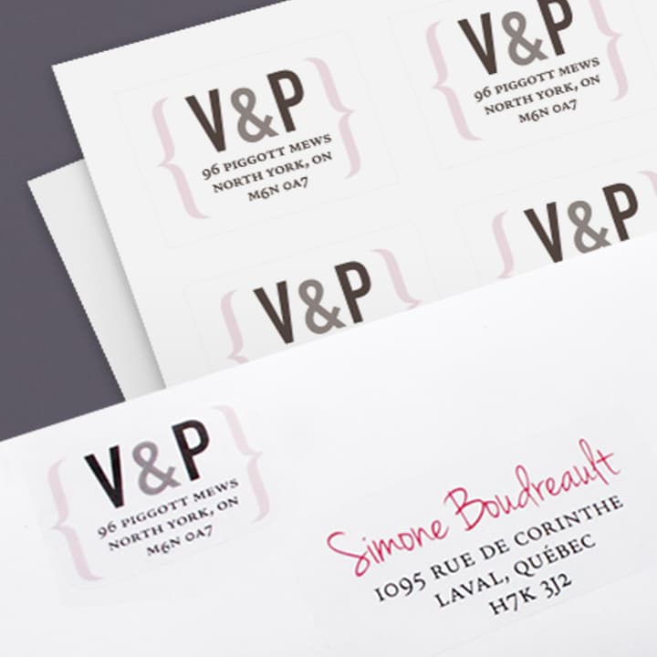 Wedding Return Address Labels