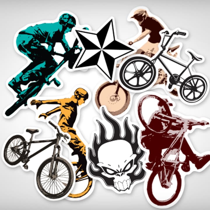 sticker bmx bike