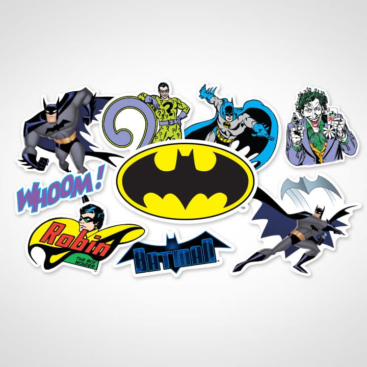 Fragiel ik ben slaperig Moderniseren Custom Batman Stickers | Highest Quality Stickers