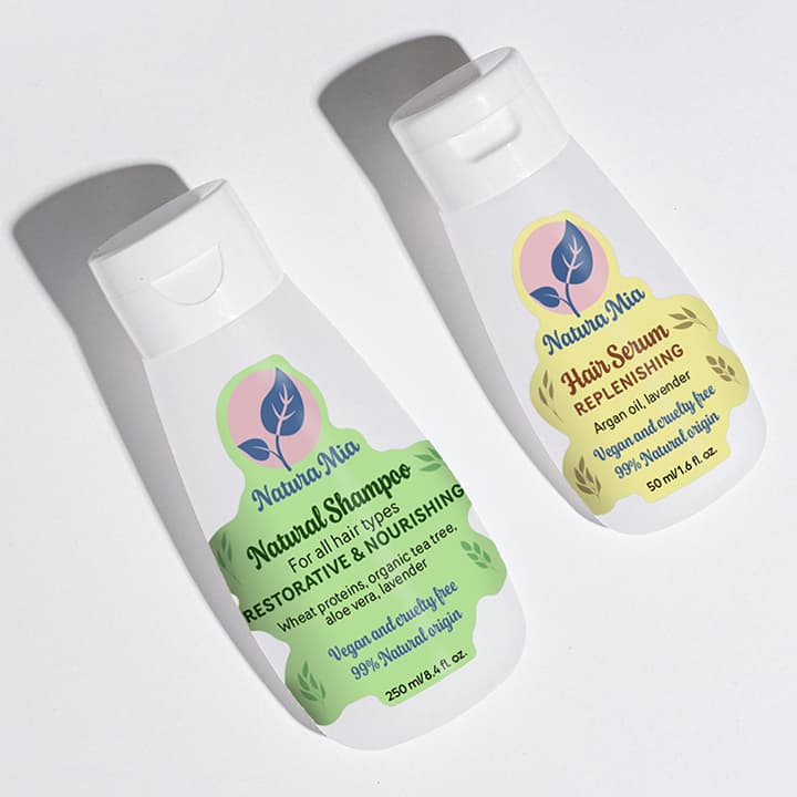 Matte stickers and labels