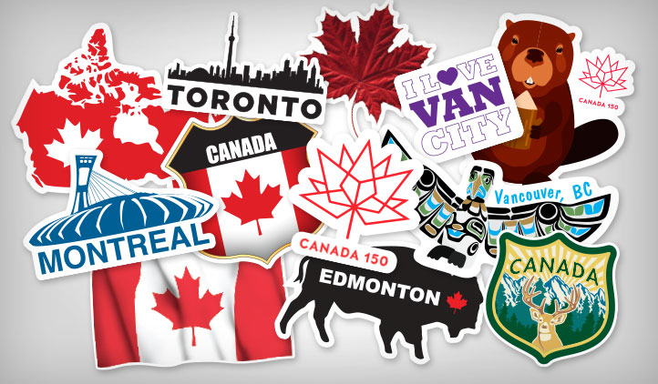 Canada Stickers Stickeryou Products