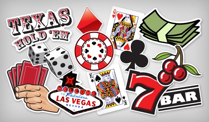 Custom Casino & Poker Stickers | Hit the Jackpot | Top Quality