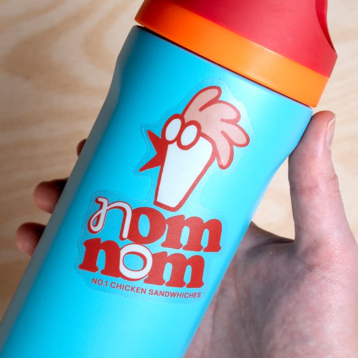 Clear Die-Cut Stickers