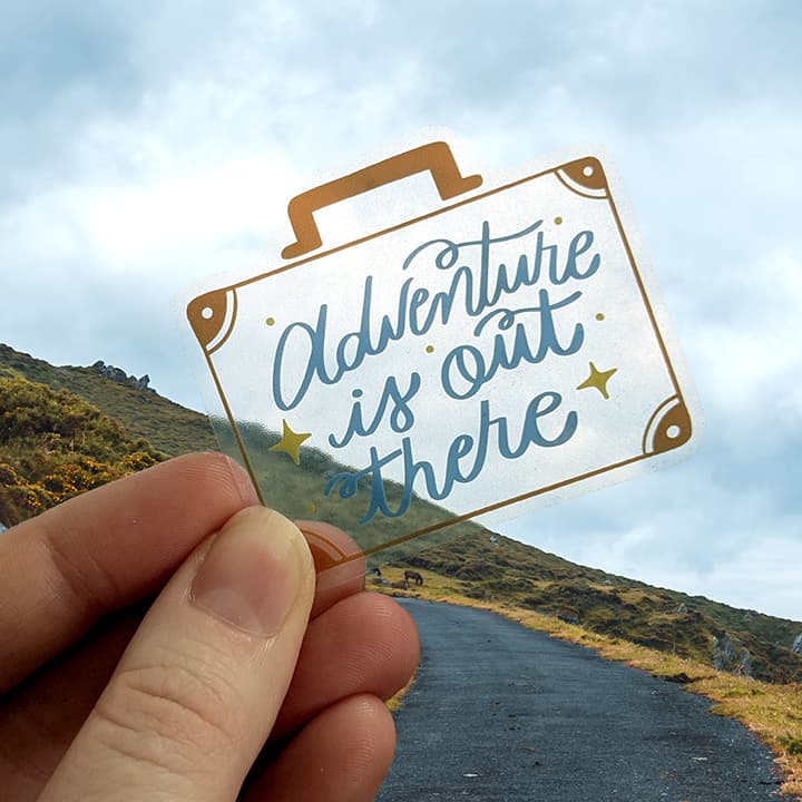 Clear Die-Cut Stickers
