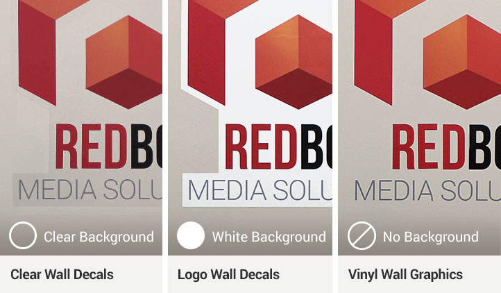 Clear Wall Decals vs. Logo Wall Decals vs. Vinyl Wall Graphics
