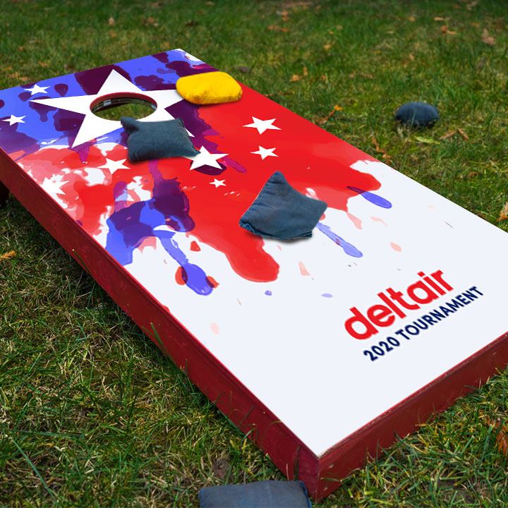 Football Cornhole Wraps  Custom Cornhole Wraps Canada – CreativeCornhole