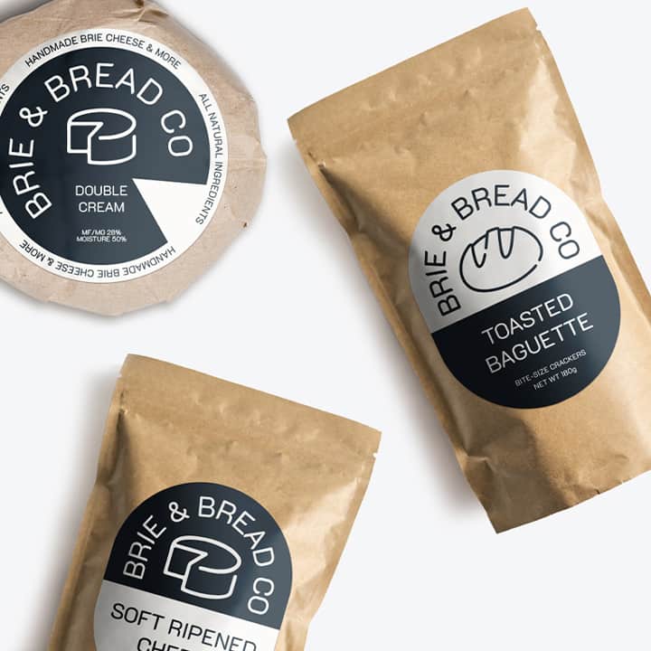 Custom Glossy White Vinyl Labels