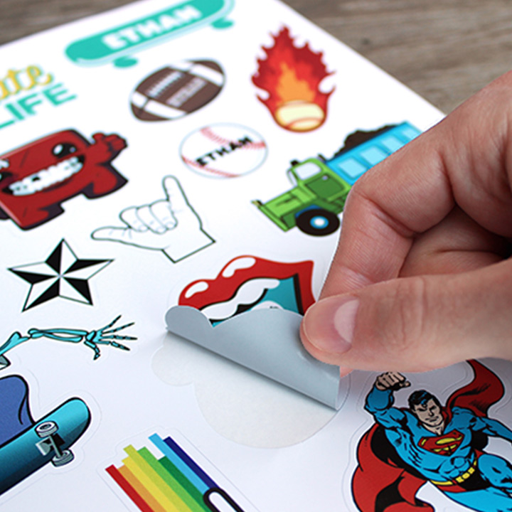 Die-Cut Sticker Pages