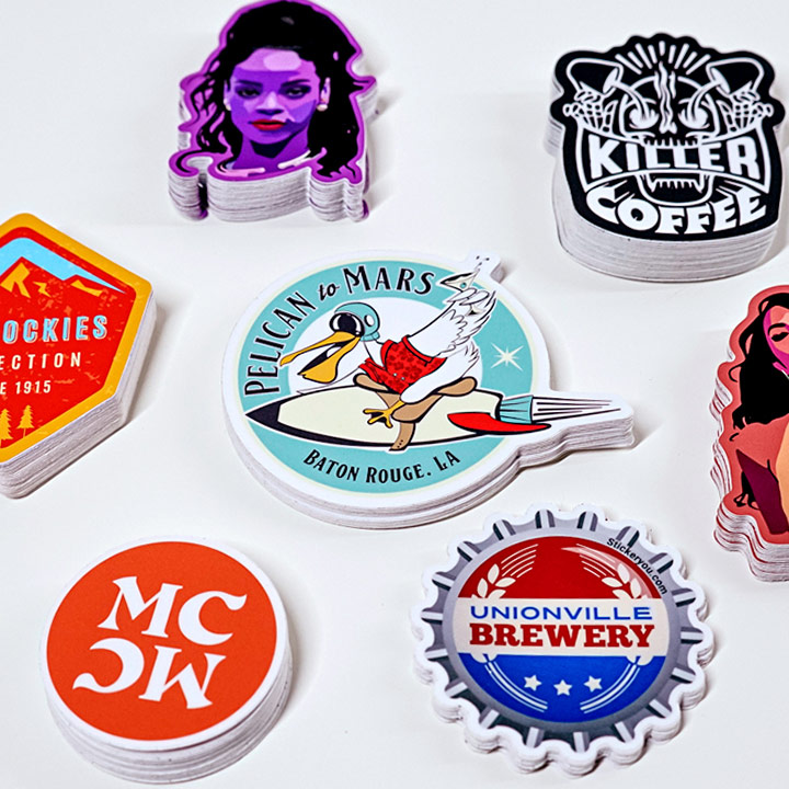 Custom Die-Cut Stickers  100% Satisfaction Guaranteed