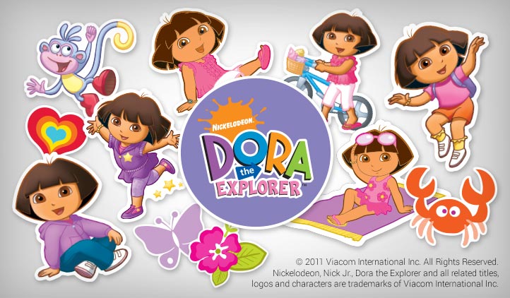 Dora The Explorer Sticker SmileMakers