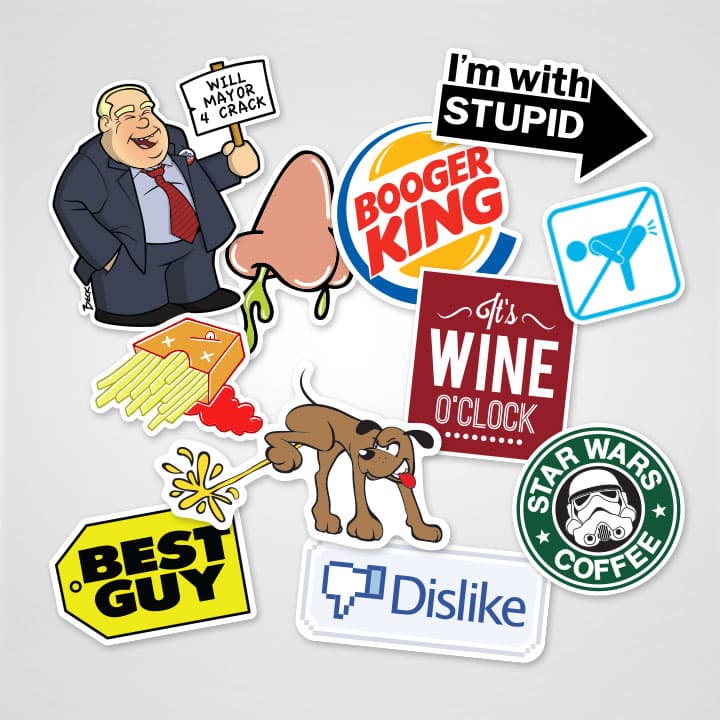 Humor & Pun Stickers