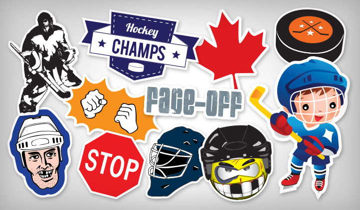 Hockey Stickers | StickerYou Products