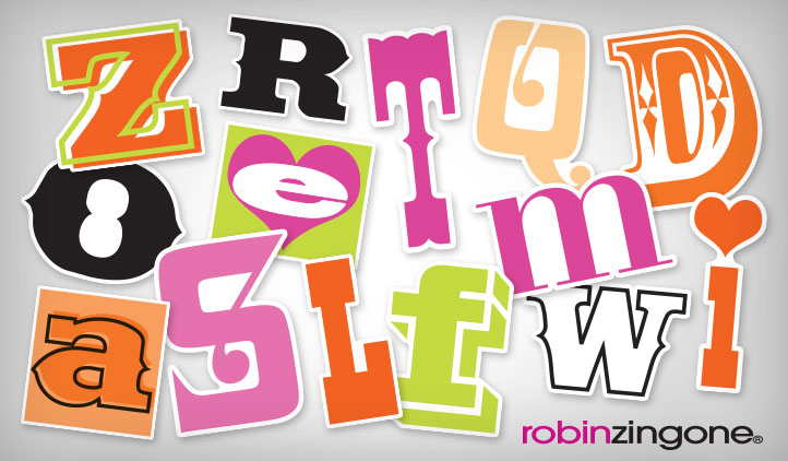 Letters by robin zingone