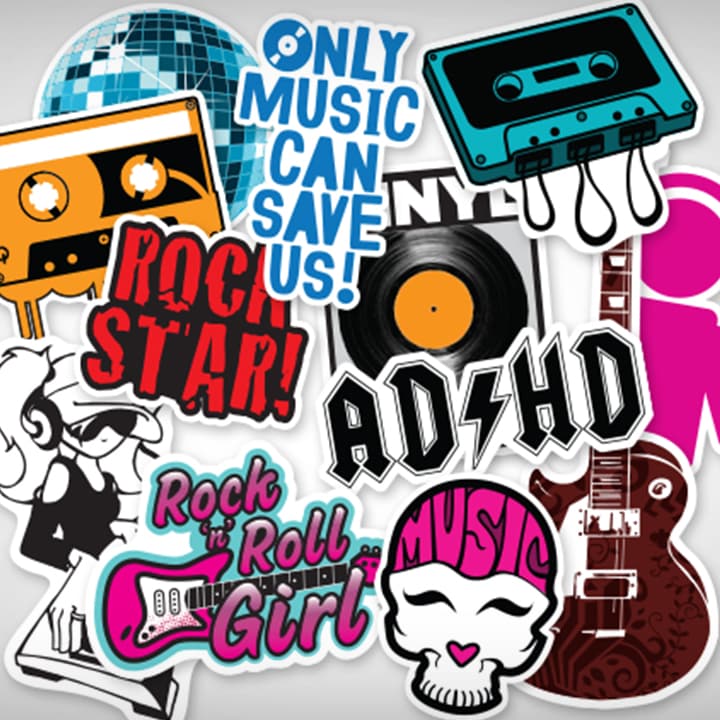 Music Stickers 