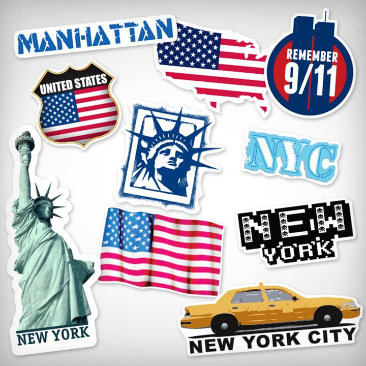 New York Stickers 