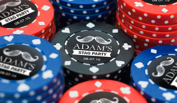 Poker chip label template