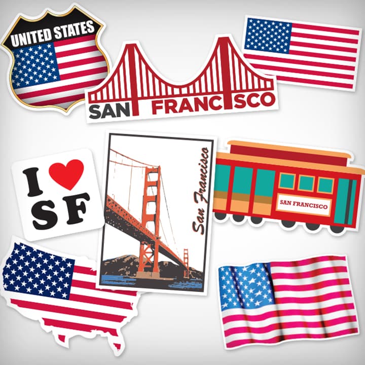 San Francisco Stickers 