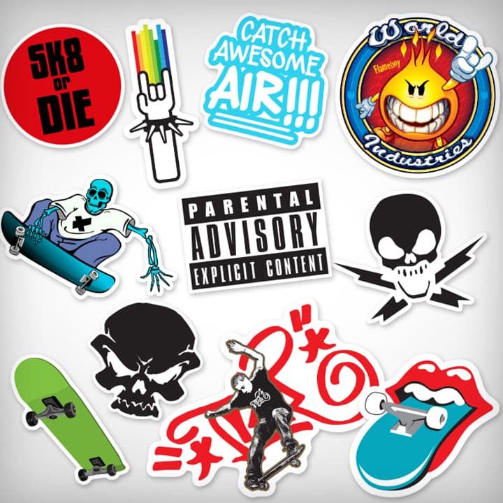 Custom Skateboard Stickers 100 Satisfaction Guaranteed