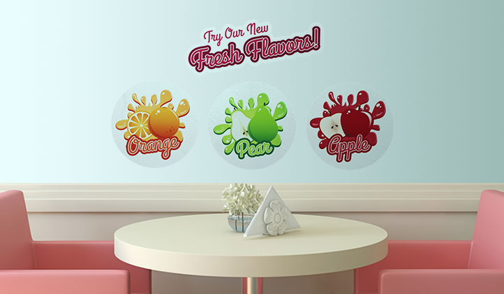 Small Clear Wall Decals