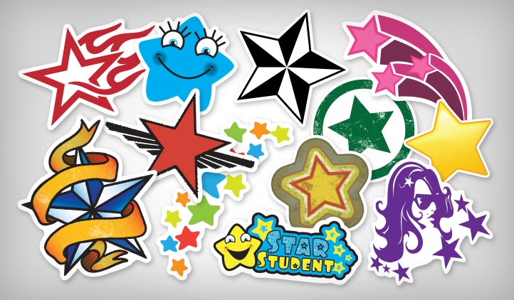 Custom Star Stickers The Best Quality Stickers Stickeryou