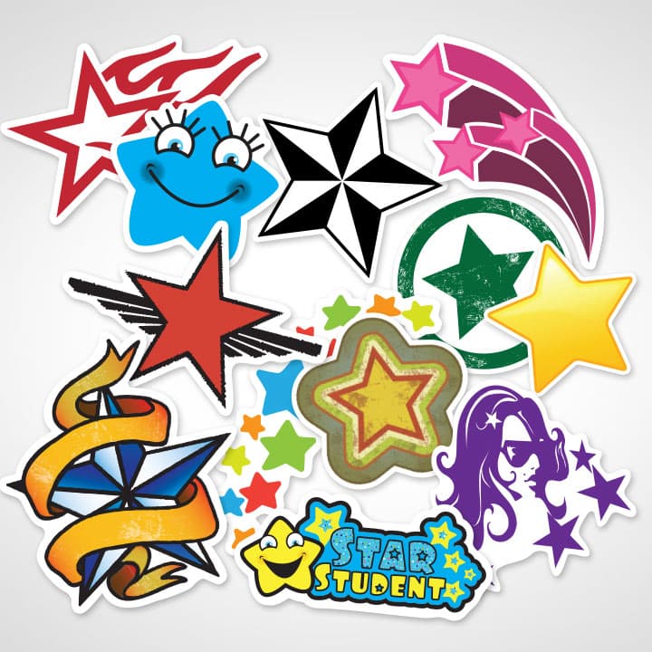 Stars stickers