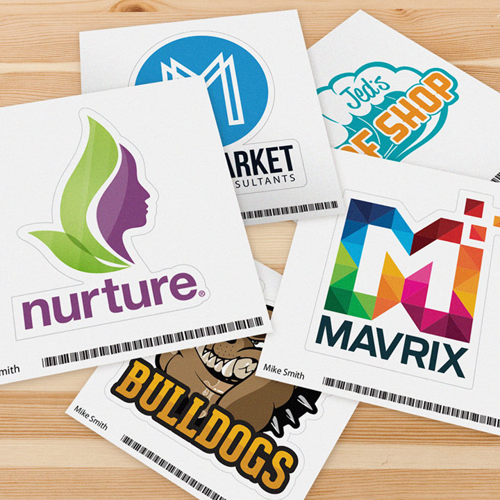 Logo Stickers - Print Your Logo on Stickers, 4 Sticker Formats Available,  Logo Stickers For Business 