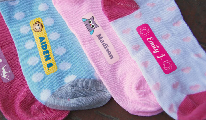 25 Iron On Polyester Personalised School Uniform Name Labels :