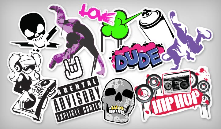 Graffiti Street Art Stickers - 