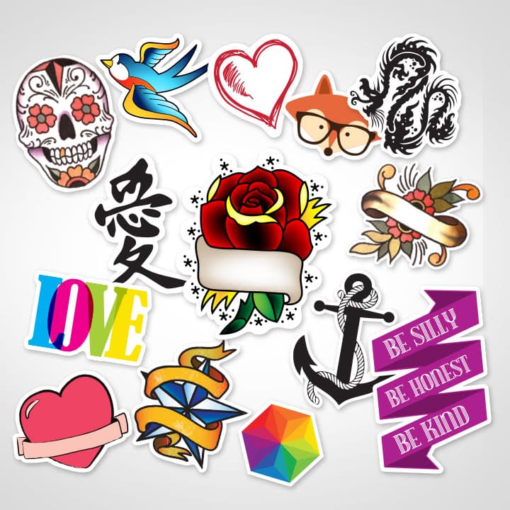 Create Your Own Custom Temporary Tattoos In Seconds!