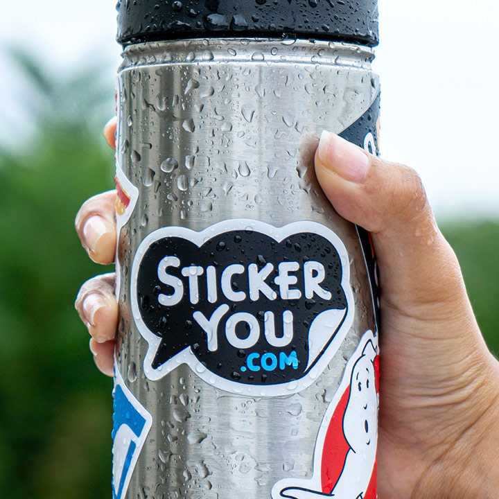 StickerYou custom waterproof stickers