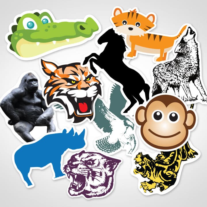 Custom Wild Animal Stickers | Top Quality Stickers